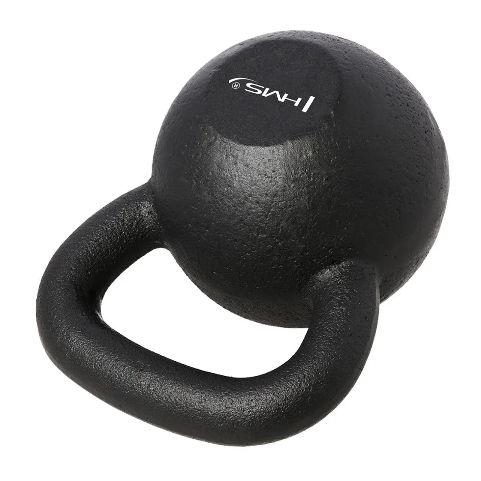 HMS Kettlebell - Gietijzer - 20 kg - Zwart