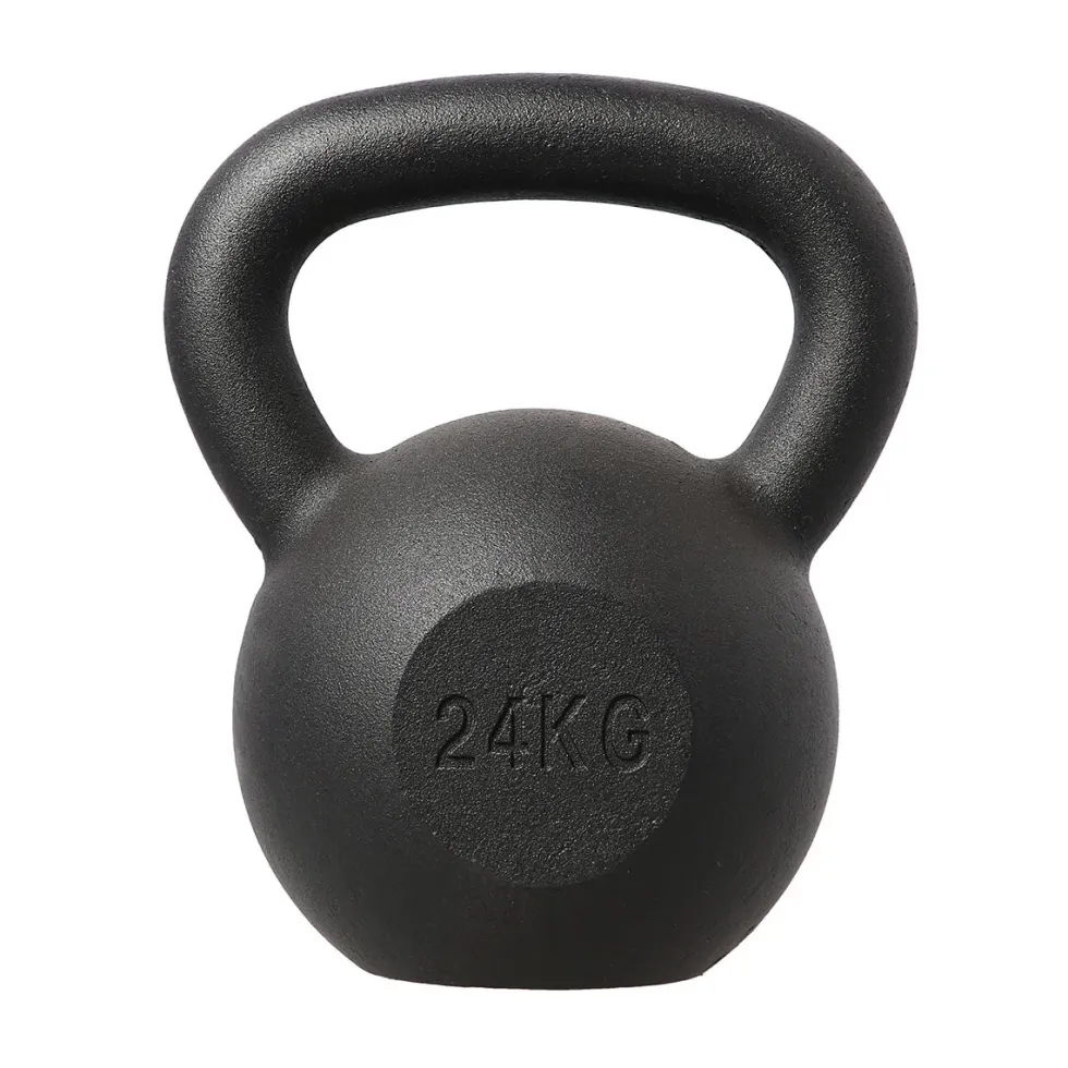 HMS Kettlebell - Gietijzer - 24 kg - Zwart
