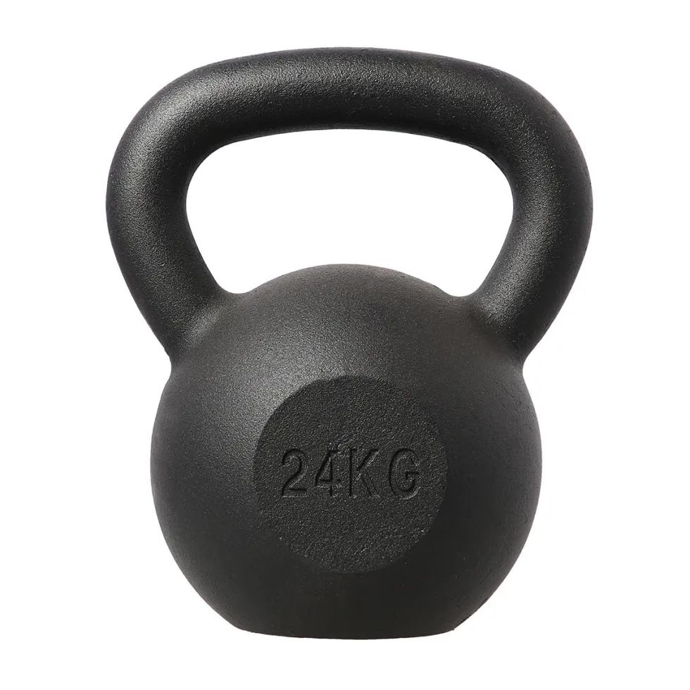 HMS Kettlebell - Gietijzer - 24 kg - Zwart