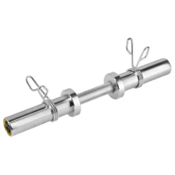 HMS Olympische Dumbbellstang met Veerclipsluiters - 50 mm - 50 cm