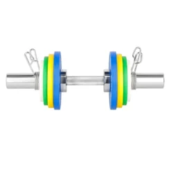 HMS Olympische Dumbbellstang met Veerclipsluiters - 50 mm - 50 cm