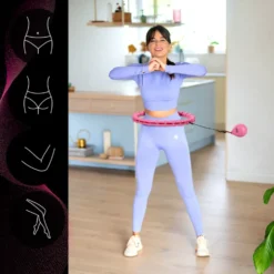 HMS ONE Fitness Hoelahoep - Roze