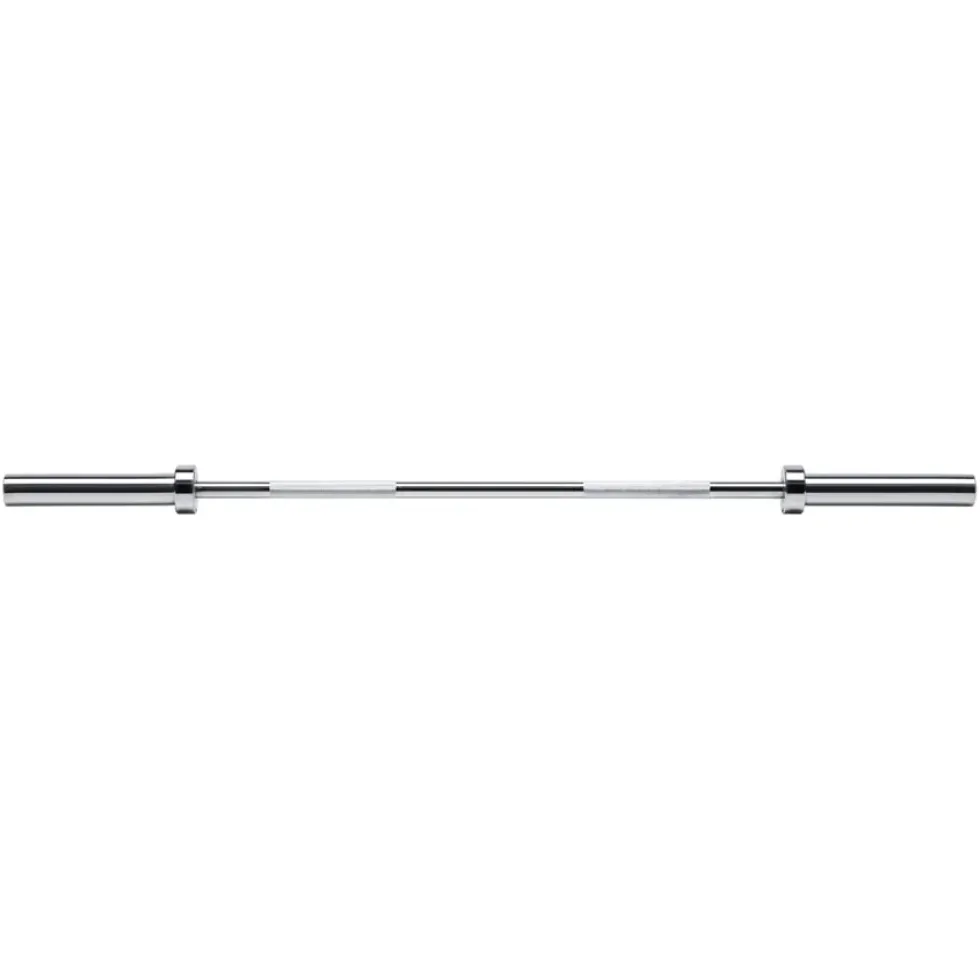 HMS Premium Olympische Halterstang met Lock Jaw Collars en Veerclipsluiting - 50 mm - 150 cm