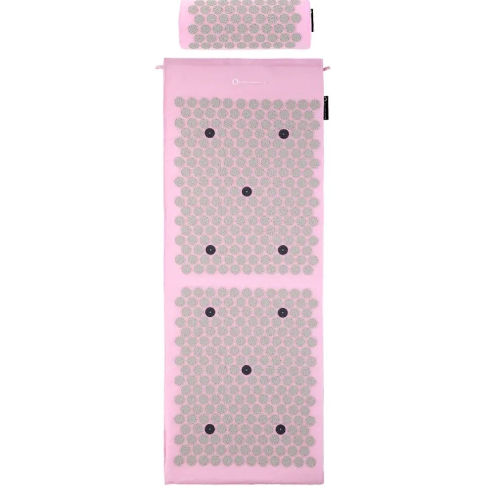 HMS Premium Spijkermat met Spijkerkussen - Roze/Grijs