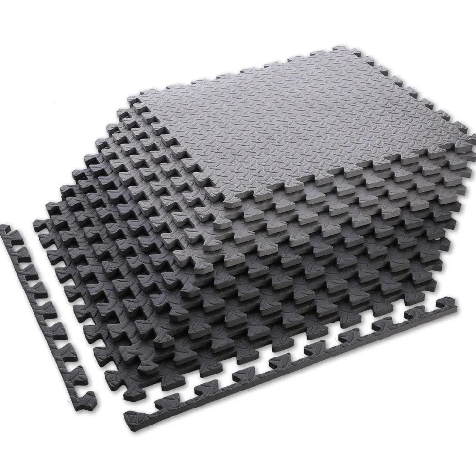 HMS Puzzelmat - Set van 9 - 12 mm - Donkergrijs