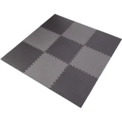 HMS Puzzelmat - Set van 9 - 12 mm - Donkergrijs