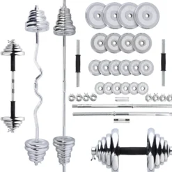 HMS Verstelbare Halter en Dumbbell Set met Opbergkoffer - 55 kg