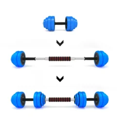 HMS Verstelbare Halter en Dumbbell Set - Blauw - 30 kg
