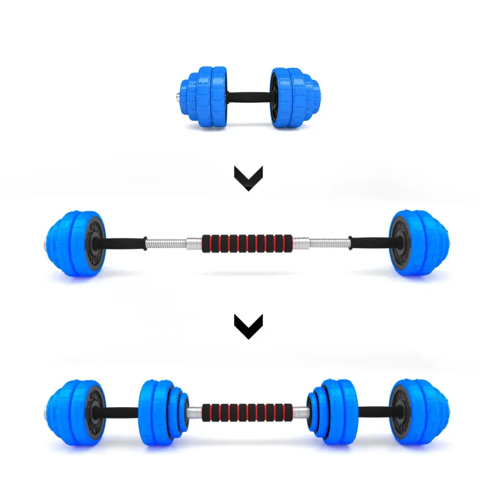 HMS Verstelbare Halter en Dumbbell Set - Blauw - 30 kg
