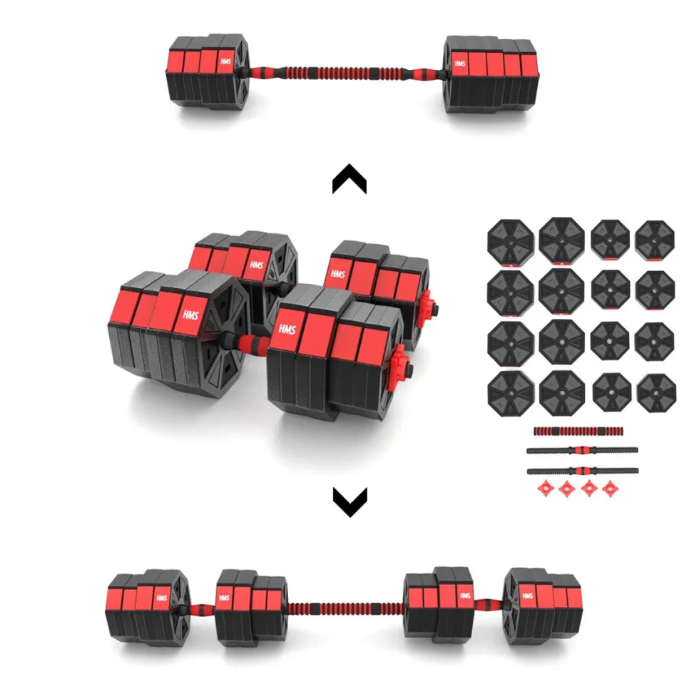 HMS Verstelbare Halter en Dumbbell Set - 40 kg
