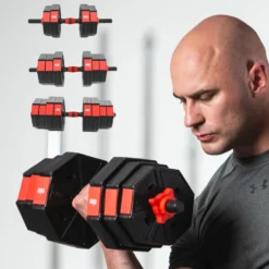 HMS Verstelbare Halter en Dumbbell Set - 40 kg