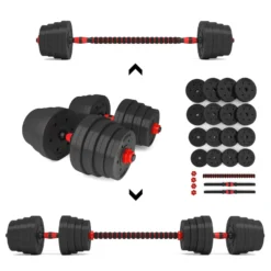 HMS Verstelbare Halter en Dumbbell Set - 30 kg