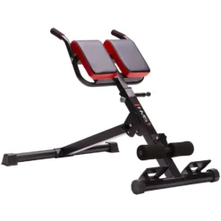 HMS Verstelbare Hyperextension - Zwart/Rood