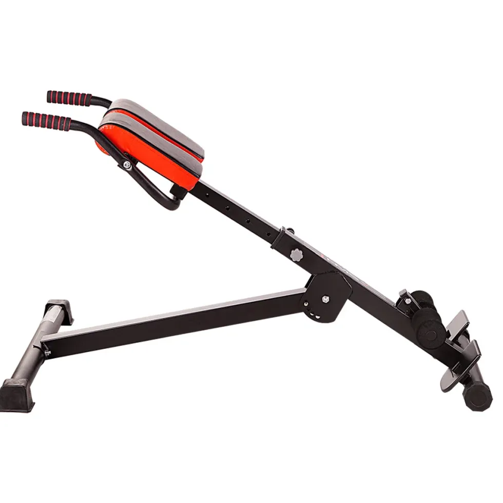 HMS Verstelbare Hyperextension - Zwart/Rood