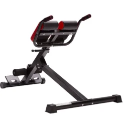 HMS Verstelbare Hyperextension - Zwart/Rood