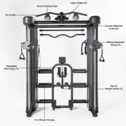 Inspire Series FT2 Pro Smith Machine - Functional Trainer