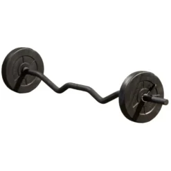 Iron Gym Verstelbare Curlstang Set - 23 kg - Zwart