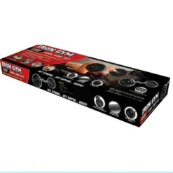 Iron Gym Verstelbare Curlstang Set - 23 kg - Zwart
