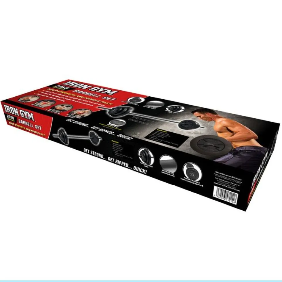 Iron Gym Verstelbare Halterset - 20 kg - 25 mm - Zwart
