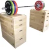 Lifemaxx Crossmax Wooden Jerk Block Set - Plyo Box Set