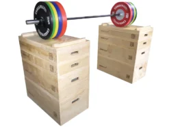 Lifemaxx Crossmax Wooden Jerk Block Set - Plyo Box Set