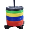 Lifemaxx Crossmaxx Bumper Plate Stacker op Wielen - Schijvenstandaard