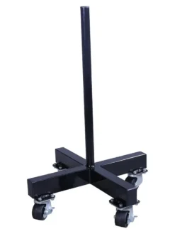 Lifemaxx Crossmaxx Bumper Plate Stacker op Wielen - Schijvenstandaard