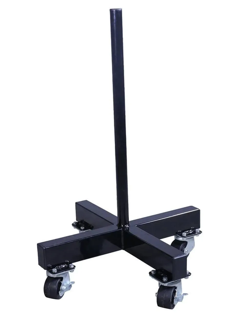 Lifemaxx Crossmaxx Bumper Plate Stacker op Wielen - Schijvenstandaard