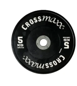 Lifemaxx Crossmaxx Competition Bumper Plate - Halterschijf - Zwart - 50 mm - 5 kg