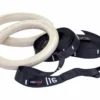 Lifemaxx Crossmaxx Houten Crossfit Ringen - Inclusief Straps