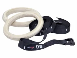 Lifemaxx Crossmaxx Houten Crossfit Ringen - Inclusief Straps