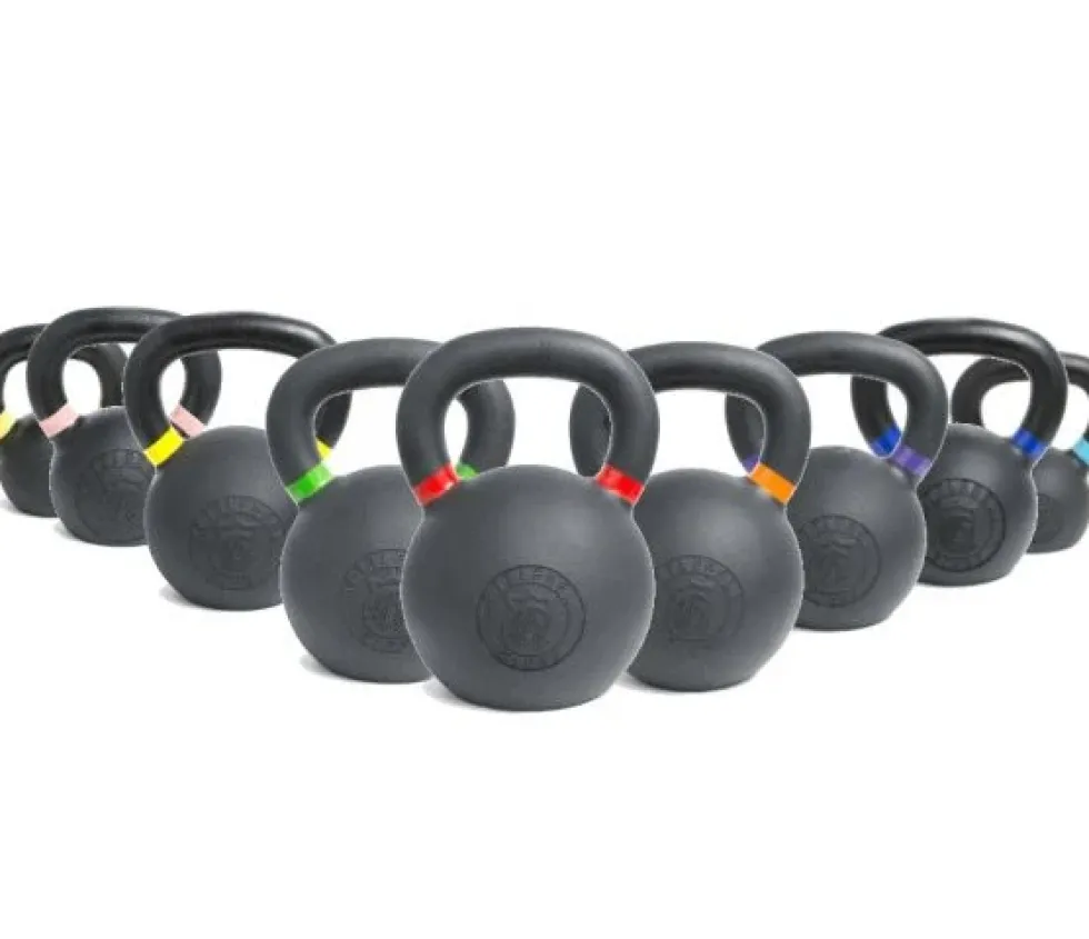 Lifemaxx Crossmaxx Kettlebell - Gietijzer met Poedercoating - 20 kg