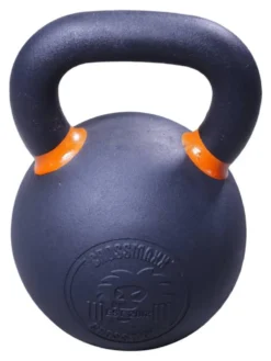 Lifemaxx Crossmaxx Kettlebell - Gietijzer met Poedercoating - 24 kg