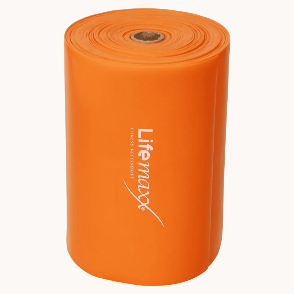 Lifemaxx Flex Band - Sterk - 12 meter - Oranje