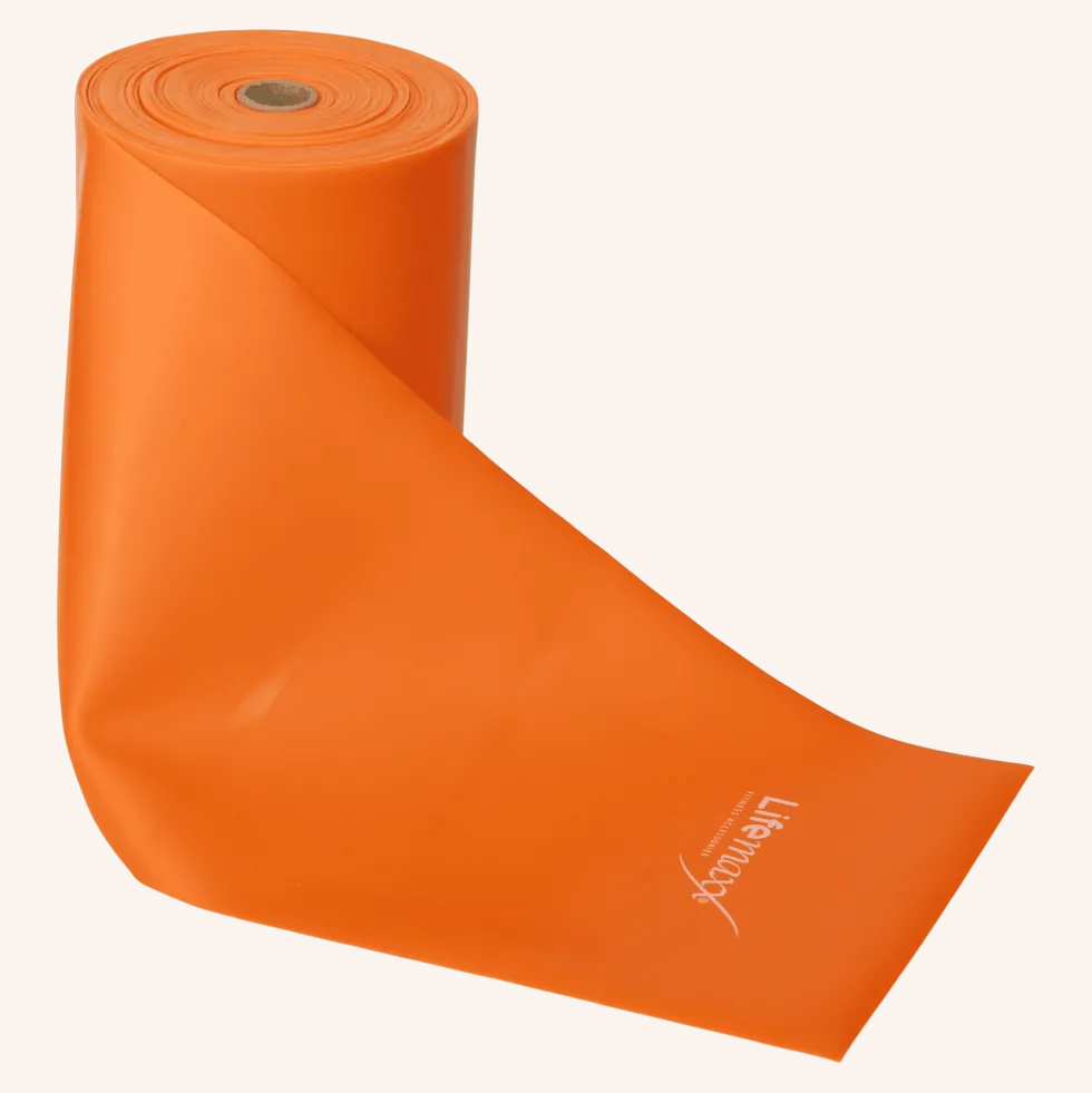 Lifemaxx Flex Band - Sterk - 12 meter - Oranje