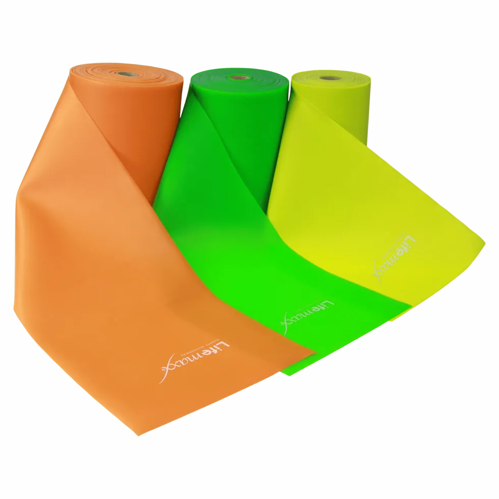 Lifemaxx Flex Band - Sterk - 12 meter - Oranje