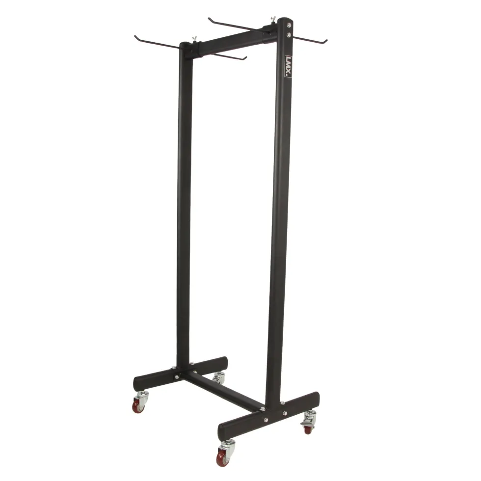 Lifemaxx LMX Aerobic Fitnessmat Opbergrek voor 30 matten - Zwart