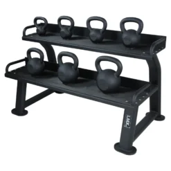Lifemaxx LMX Kettlebell Rack - Opbergrek - Zwart