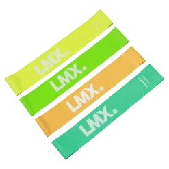 Lifemaxx LMX Mini Weerstandsband - Sterk - Blauw - 10 stuks