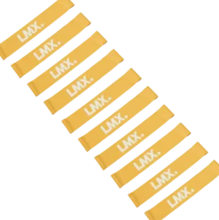 Lifemaxx LMX Mini Weerstandsband - Medium - Oranje - 10 stuks
