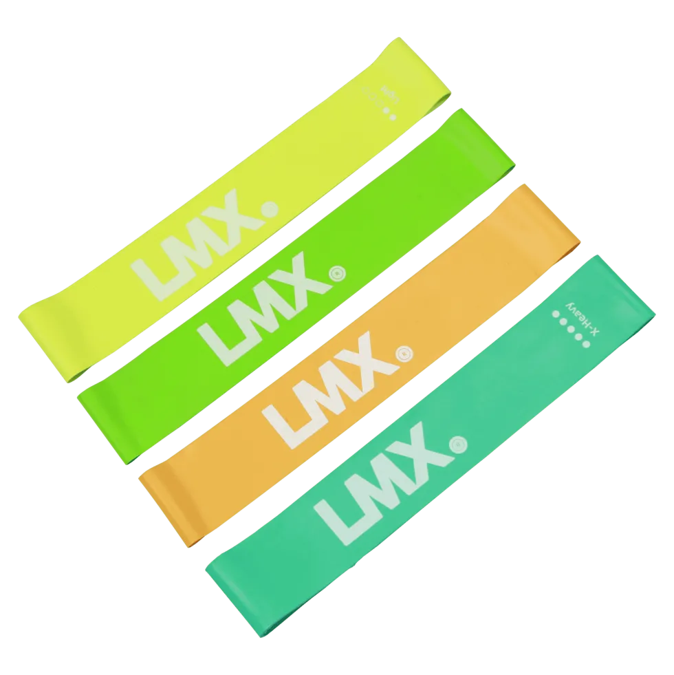 Lifemaxx LMX Mini Weerstandsband - Licht - Groen - 10 stuks