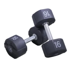 Lifemaxx Ronde PU Dumbbell Set - 2 x 46 kg