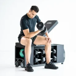 Lifemaxx Ronde PU Dumbbell Set - 2 x 34 kg