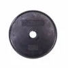 Lifemaxx Rubber Coated Disc - 30 mm - Zwart - 1,5 kg