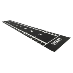 Lifemaxx Sprinttrack - Kunstgras - 1,5 x 11 m - Zwart