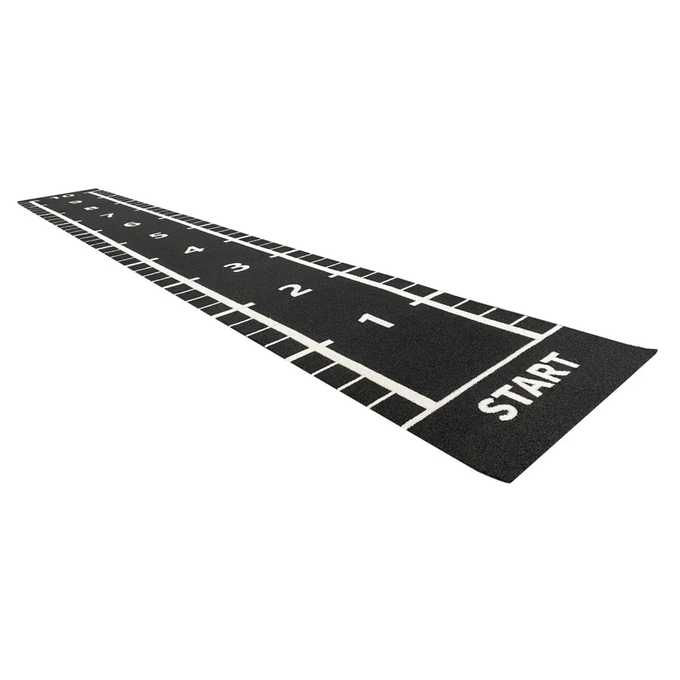 Lifemaxx Sprinttrack - Kunstgras - 1,5 x 11 m - Zwart