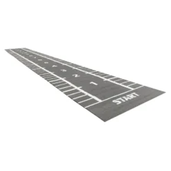 Lifemaxx Sprinttrack - Kunstgras - 2 x 15 m - Grijs