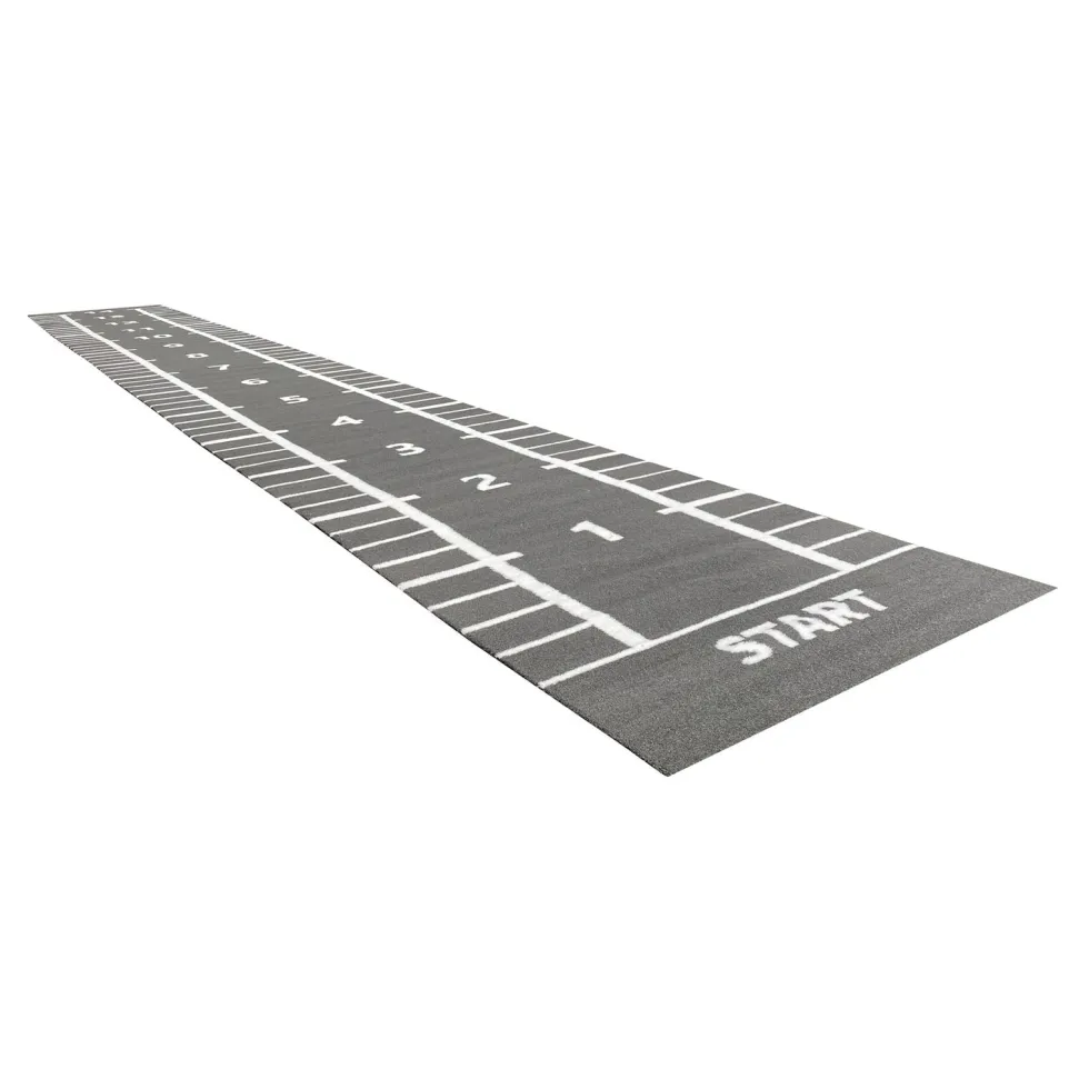 Lifemaxx Sprinttrack - Kunstgras - 2 x 15 m - Grijs