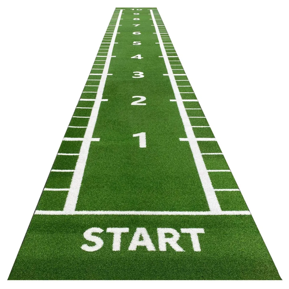 Lifemaxx Sprinttrack - Kunstgras - 1,5 x 11 m - Groen