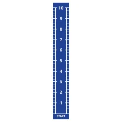 Lifemaxx Sprinttrack - Kunstgras - 1,5 x 11 m - Blauw